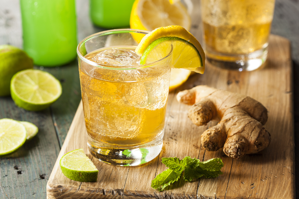 Homemade Ginger Ale with Lemon Balm #HomemadeGingerAle #LemonBalm #HealthyBeverages #GingerBenefits