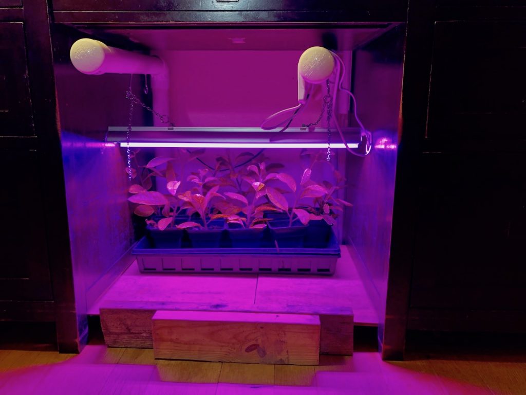 GrowlightssetupunderdeskGardensAll GardensAll