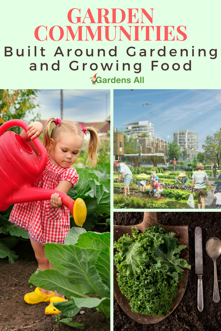 We are loving this concept of garden communities! Bet you will too! Imagine seeing a growing trend of neighborhoods built around gardening! If you love golf, that's great. But for gardeners, the idea of an entire neighborhood built around gardening instead of golf... a garden community, is not just inspiring, it's hopeful!