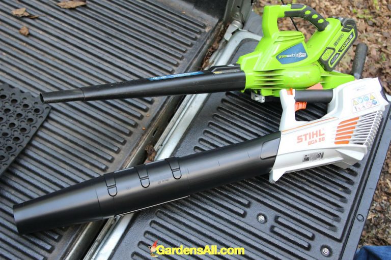Cordless Leaf Blower Stihl versus Greenworks