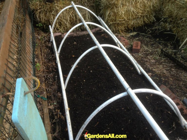 Garden Support Structure pvc pipes GardensAll