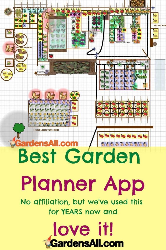 BEST GARDEN PLANNER APP REVIEW ARTICLE. GardensAll All Seasons Garden Plans #GardenPlannerApp #DigitalGardenPlanner #GardenPlanners #GardenPlanningGuide #GardenSchematic #GardenPlan #GardensAll 