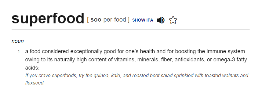 superfood definition