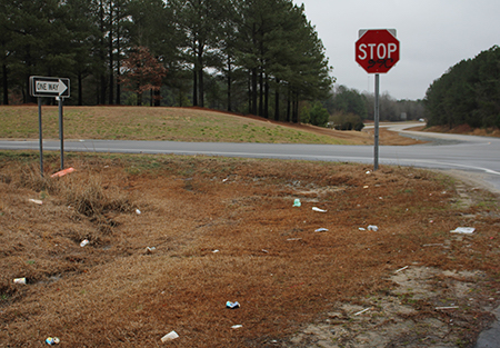 Cigarette butts and fast food packaging are the highest two categories of litter.