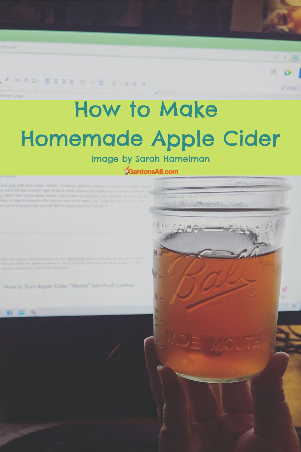 How To Make Homemade Apple Cider GardensAll