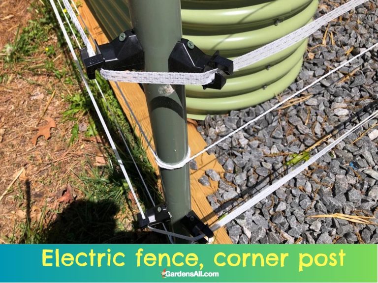 Solar & Electric Garden Fence Kit to Protect Your Crops from Critters