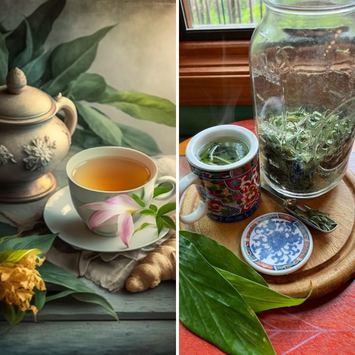 You Can Make Ginger Leaf Tea From Your Ginger Plants!