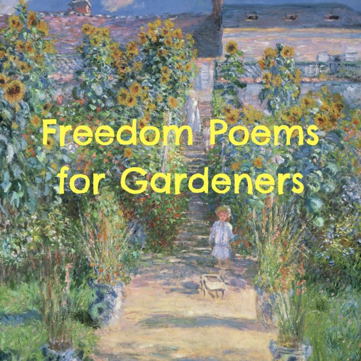 Freedom Poems for Gardeners and Plant Lovers