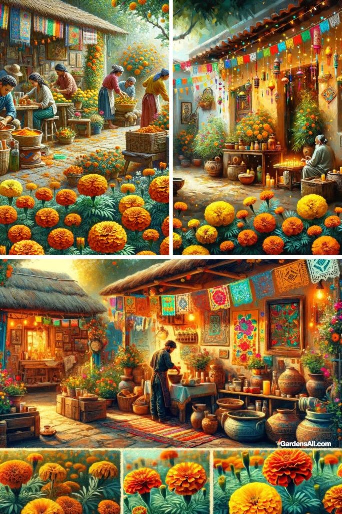 Marigolds traditional uses in the Americas and Caribbean cultures
